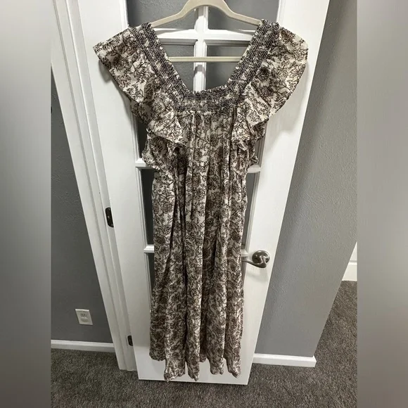⭐️SOLD⭐️NWT Free People Women's Bonita Printed Midi Dress - Picture 8 of 16